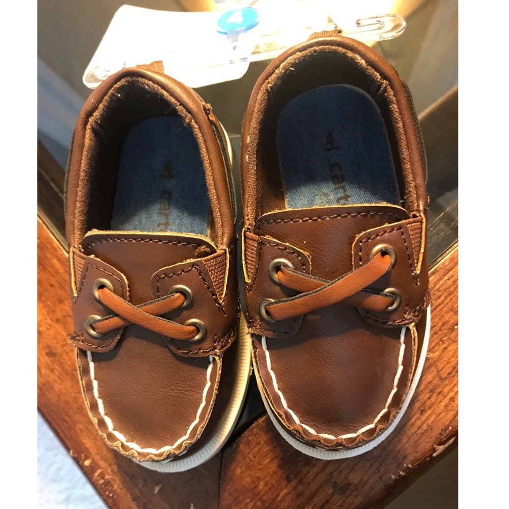 NWT Baby Boy’s Brown Dress Shoe Carter’s